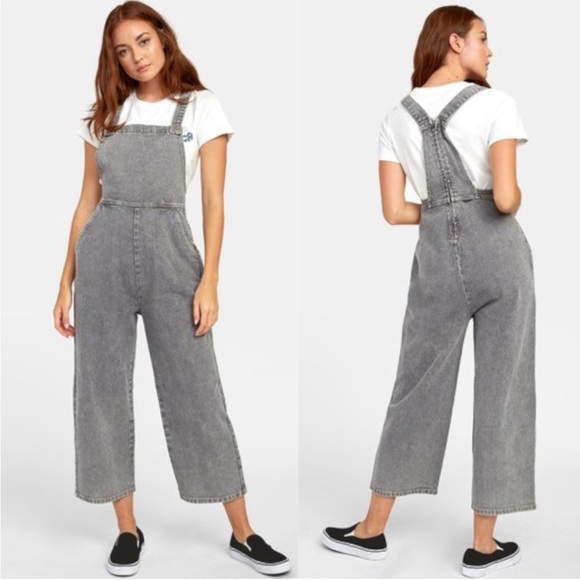 RVCA Pants - RVCA | “Crystal” Denim Overalls